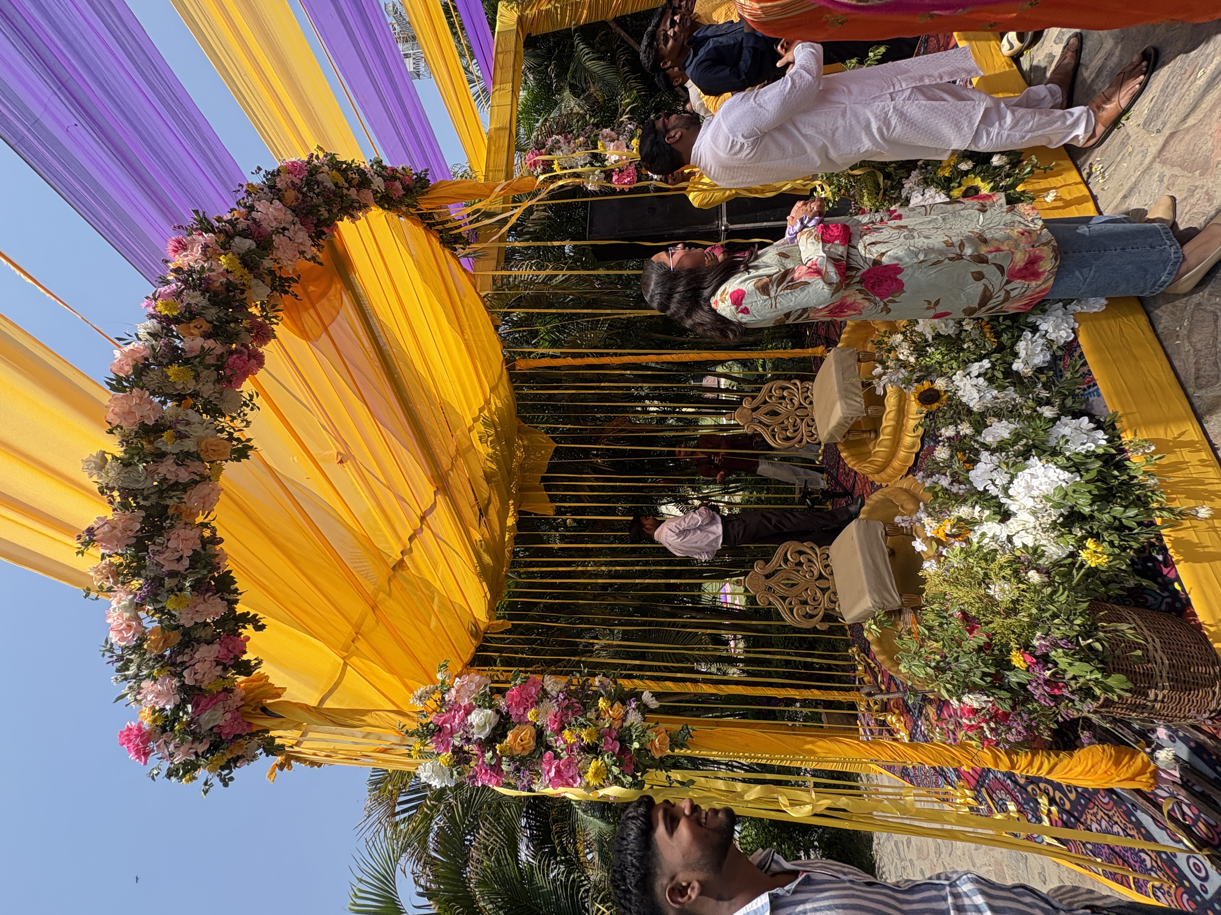 Haldi wedding photo at Corbett Wild Resort